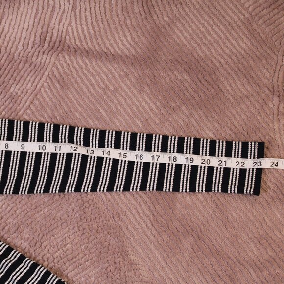 Free Assembly Women's Button Shoulder Mock Neck Ribbed Top, Dark Navy, Size Med - Picture 11 of 11